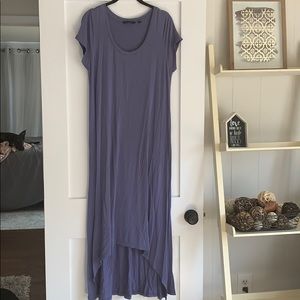 Maxi Tee Shirt Dress - Soft Purple - Size S